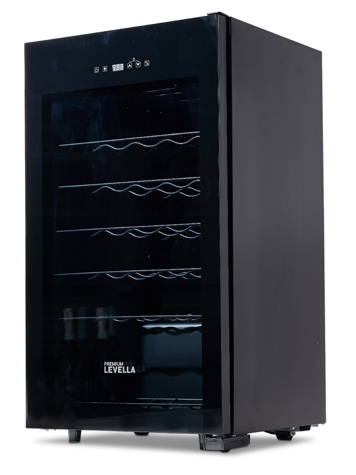 Premium Levella PWC337KB 3.1 Cu. Ft Single Zone Wine Cooler Black
