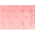 thumbnail image 1 of Ahgly Company Machine Washable Indoor Rectangle Oriental Red Traditional Area Rugs, 4' x 6', 1 of 4
