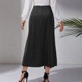 thumbnail image 6 of fatyb Womens Satin Maxi Skirts Elegant Flowy Silk Skirt High Waisted A-Line Long Skirts for Women, 6 of 7