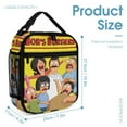 thumbnail image 2 of Bob's Burgers Lunch Bag, Insulated Lunch Box Large Capacity Reusable Insulated Cooler Lunch Totes Bag for Work Office School Camping Travel Picnic, 2 of 7