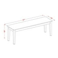 thumbnail image 3 of Banc Capri avec Siège en Bois, Fini Chêne, 3 of 5