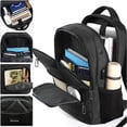 thumbnail image 3 of mochila de viaje de negocios DOXUNGOO antirrobo para portátil 15.6 pulgadas con puerto de carga USB resistente al agua, 3 of 3