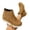 Light Brown, variant on Platform Wedge Ankle Booties for Women Colorblock Pointed Toe Low-Top Casual Boot Chunky Bottom Elastic Fashion Classic Ankle Boots with Zipper Winter Fall Dress Short Boots