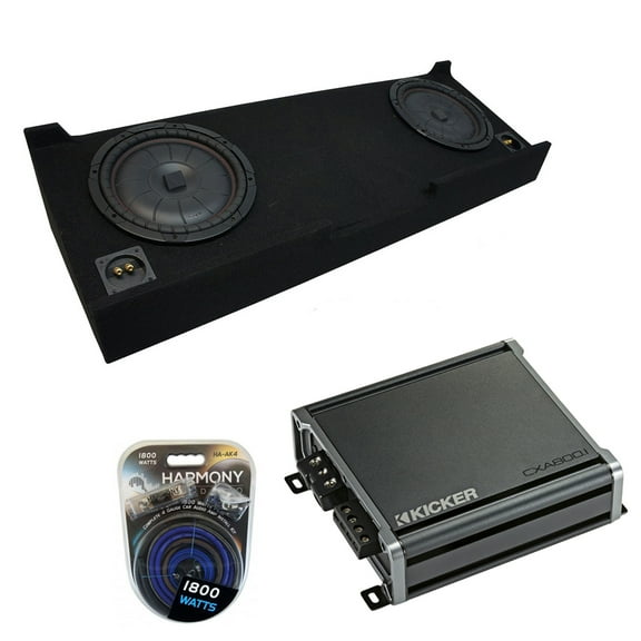 07-13 Chevy Silverado Crew Cab Truck Kicker CompVT CVT10 Dual 10 Sub Box CXA8001