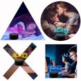 thumbnail image 5 of Luz nocturna con ilusión 3D, 16 colores, función de carga USB, utilizada para decoración de habitaciones, niños, hombres, jugadores, fanáticos de los juegos, regalos de cumpleaños y día de, 5 of 5