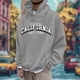 thumbnail image 1 of WILLBEST Sudaderas para Hombre, Sudaderas Deportivas para Hombre, Tallas Grandes, con Letras Estampadas En El Pecho, con Capucha y Manga Larga XXXGrande, 1 of 3