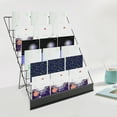 thumbnail image 3 of Tabletop Book  Rack, Magazine Rack for Table Top, Book Display Stand, 3 of 26
