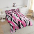 thumbnail image 4 of Erosebridal Geometric Stripe Comforter Sets Queen Size,Abstract Artwork Bedding Queen Comforter Set,Geometry Lines Decor,Reversible,Ultra Soft,3 Pieces, 4 of 7