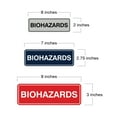 thumbnail image 2 of Signs ByLITA New Standard Biohazards Sign (Navy Blue / White) - Large, 2 of 5