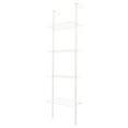 thumbnail image 6 of 4 Tiers Bookshelf Acrylic Ladder Type Shelf for Small Spaces Clear Organizer, 6 of 13
