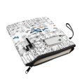 thumbnail image 3 of HELLHERO Polyester Book Sleeve Protector Pouch for Mother Classic for Textbooks Pocket, 8.66 x 11.42 Meadow Butterflies, 3 of 8