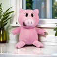 thumbnail image 2 of Peluche genérico 2024 con elefante azul y cerdo rosa para niños, 2 of 6