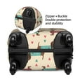 thumbnail image 4 of Fotbe Dachshund Dog Puppy Luggage Cover Protector,Suitcase Protector,Scratch and Dirt Resistant,Fits 18-32 Inch Luggage-Large, 4 of 9