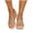 Khaki, variant on Women's Platform Wedges Sandals Open Toe Buckle Slingback Espadrilles Cross Band Slip-on High Heels