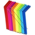 thumbnail image 1 of 15 Pailles pour Gobelets - Pailles en Silicone Réutilisables Sans Bpa, 1 of 4