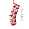 thumbnail image 6 of Knitted Festive Christmas Stocking for Christmas Tree Hanging Decor, Soft Wool Gift Sock Ornament for Fireplace Mantel and Home, 6 of 6