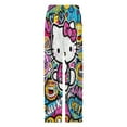 thumbnail image 5 of Hello Kitty Womens Comfy Pajama PJ Pants Lounge Pants Sleepwear Drawstring PJ Bottoms Pants, 5 of 7