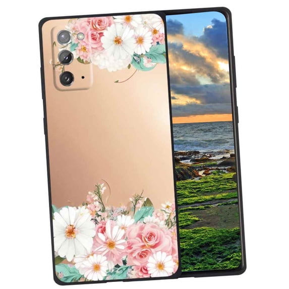 Compatible with Samsung Galaxy Note 20 5G Phone Case, Floral-Flowers-Cute72 Case Men Women, Flexible Silicone Shockproof Case for Samsung Galaxy Note 20 5G
