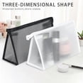 thumbnail image 5 of Toiletry Bag, Portable Lightweight Clear Travel Cosmetic Bag Waterproof Makeup Organizer Toiletries Kit Zippered Pouch For Women And Men (black & Whit, 5 of 5
