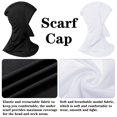 thumbnail image 3 of Miaocao Hijab Cap for Women Adjustable Muslim Stretchy Turban Full Cover Shawl Cap Full Neck Coverage Small and medium, 3 of 7