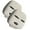 2pcs-White, variant on General 3 Hole Headrest Cover Stretchy Face Mask Styles Car Decors Safe Interior Upgrades Suitable for Festive Season