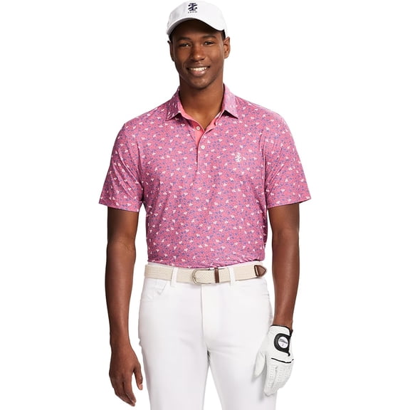 Izod Men's Golf Title Holder Short Sleeve Polo