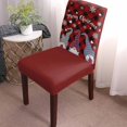 thumbnail image 3 of Chair Covers for Dining Room Set of 4,Christmas Gnome Winter Snowflakes Stretch Seat Protector Removable Washable Chairs Slipcovers for Kitchen Banquet Wedding Hotel,Funny Dwarf Sky Blue, 3 of 6