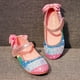 thumbnail image 1 of Zapatos de dibujos animados de Disney para niños, zapatos de princesa con lentejuelas de arcoíris para niñas, zapatos planos de talla grande para niños, zapatos de guisantes, plantilla de 30 18,3 CM Gao Jinjia LED, 1 of 1