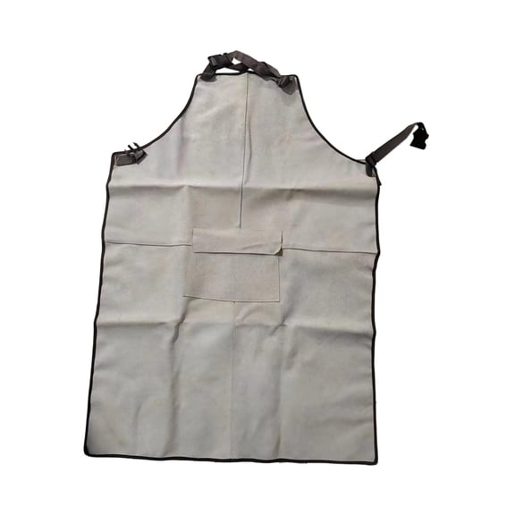 Tnarru Welding Apron Welder Protective Clothes Garage Apron Men Women Apron Mechanics Apron Heat Resistant Apron Welding Work Apron 70cmx100cm Gray