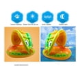 thumbnail image 2 of Anillo de natación inflable para bebé, círculo flotante para niño, para piscina, bañera (verde), 2 of 5