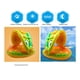 thumbnail image 2 of Anillo de natación inflable para bebé, círculo flotante para niño, para piscina, bañera (verde) Ndcxsfigh libre de BPA, 2 of 2