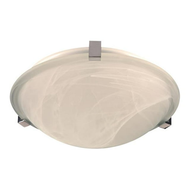 PLC Lighting 7012PCLED Plafonnier Nuova 1-Light 16 Watts &44; Chrome Poli