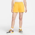 thumbnail image 5 of Women's Nike Sportswear Club Fleece Midrise Shorts Color: Sand Size: X SMALL, 5 of 5