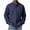 Navy, variant on Mens Striped Polo Sweatshirt Long Sleeve Rugby T-Shirt Fashion Fall Color Block Pullover Tops Collared Preppy Shirt(White,M)