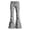 #18-Grey, variant on YAYUBA Girl's Flare Pants High Waist Bell Bottom Pants Bootcut Casual Pants Kids Print Stretch Hippie Pants 9-10 Years Purple
