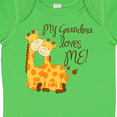 thumbnail image 4 of Inktastic My Grandma Loves Me Boys or Girls Baby Bodysuit, 4 of 5