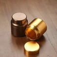 thumbnail image 5 of Mini Portable Sealed Jar Travel Moisture-proof Solid Color Nut Candy Food Storage Container Tea Can Metal Box Stainless Steel, 5 of 10
