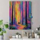thumbnail image 4 of Qisvanset Moonlit Sky Autumn Tree Oil Painting 12x16 Inch Hotel Decor, 4 of 8