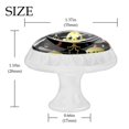 thumbnail image 4 of HemaKayy 4 Pack 1.37" Decorative Cabinet Knobs - Elegant ABS Glass Handles for Home Furniture Decor - Dresser Drawer Door Pulls - Perfect for Kitchen Bedroom - Outer Space Alien, 4 of 8