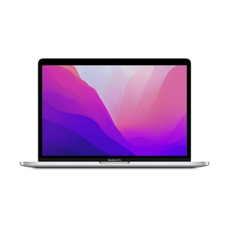 Restored 2022 Apple MacBook Pro M2 chip: 13-inch, 8GB RAM, 256GB, Touch Bar, Silver (Refurbished)