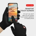 thumbnail image 3 of Gants d'Hiver Sport Extérieur Écran Tactile Vélo Cyclisme Course pour Hommes Femmes Coupe-Vent Simulés Chauds, Large Utilisation, 3 of 6