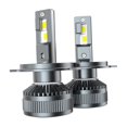 thumbnail image 2 of Miulika 2 Pieces Car LED Headlight Bulbs 6000LM Auto Assembly Spare Part Light Bulbs H4, 2 of 9