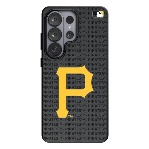 Keyscaper Pittsburgh Pirates Text Backdrop Galaxy Magnetic Bump Case