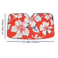 thumbnail image 6 of Awypu Flowers Funny Windshield Sun Shade Best UV Ray Visor Protector for Vehicle SUV Truck 51.18*27.59 in, 6 of 7
