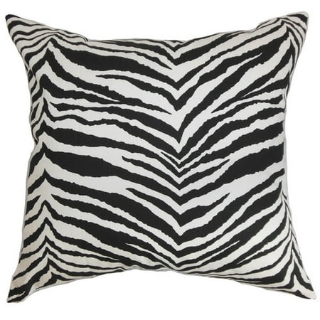 The Pillow Collection Cecania Zebra Print Cotton Throw Pillow Cover - Walmart.com