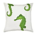 thumbnail image 2 of Greendale Home Fashions 20" x 20" Pink Seahorse Cotton Canvas Decorative Pillow, 2 of 22