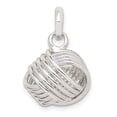 thumbnail image 3 of Sterling Silver Love Knot Large Pendant, 3 of 5