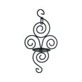 thumbnail image 3 of Wall Candle Holder,Candle Wall Sconce,Elegant Swirling Iron Hanging Wall Candleholders Votives Sconce for Home Wall Decorations, Weddings, Events 15*8IN(Black), 3 of 6
