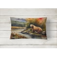 thumbnail image 4 of Kodiak Bear Throw Pillow 12 in x 16 in, 4 of 4