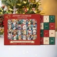 2024 Christmas Puzzle 1000Piece Advent Calendar with Colorful Cat